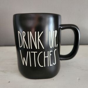 Brand new black Rae Dunn Drink up Witches mug